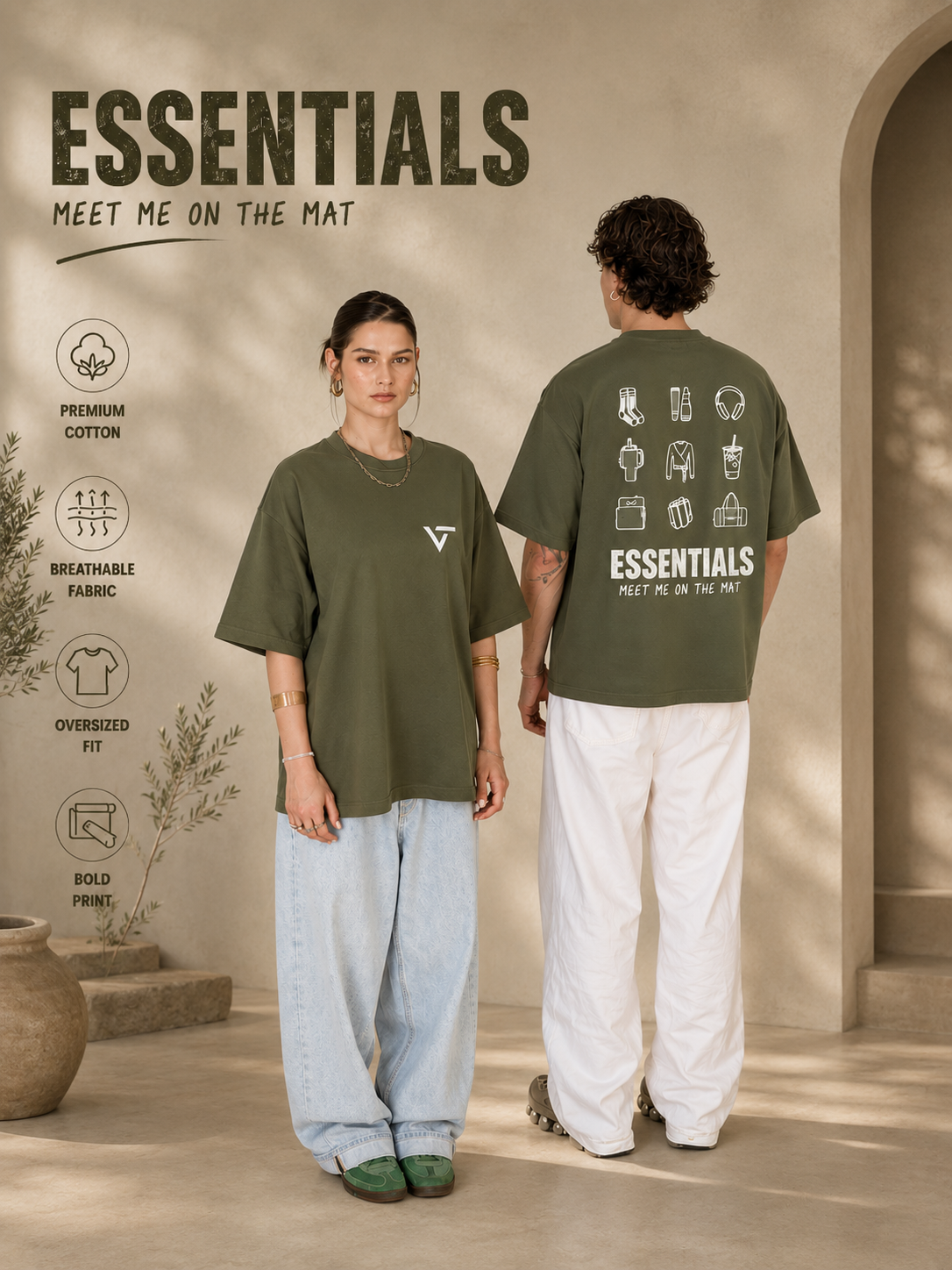 Essentials Tee Colour view 2