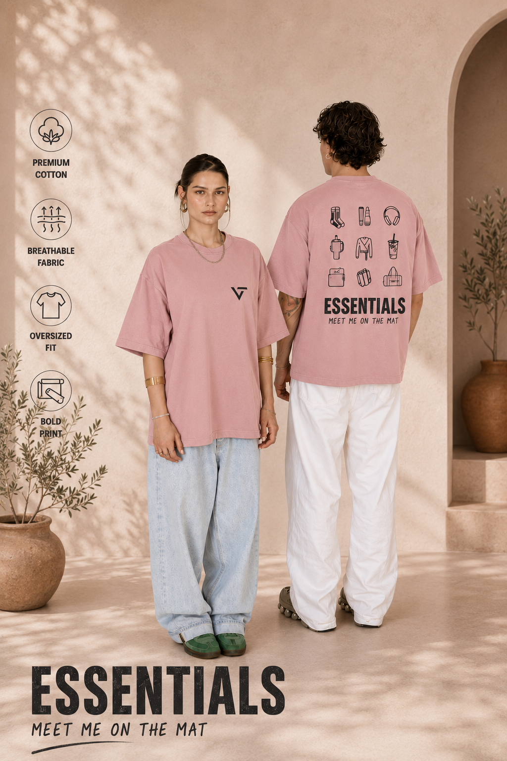 Essentials Tee Colour view 4