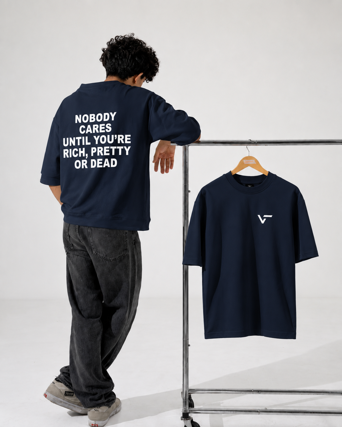 Nobody Cares Tee Colour view 3