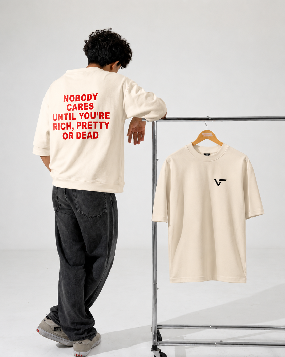 Nobody Cares Tee Colour view 4