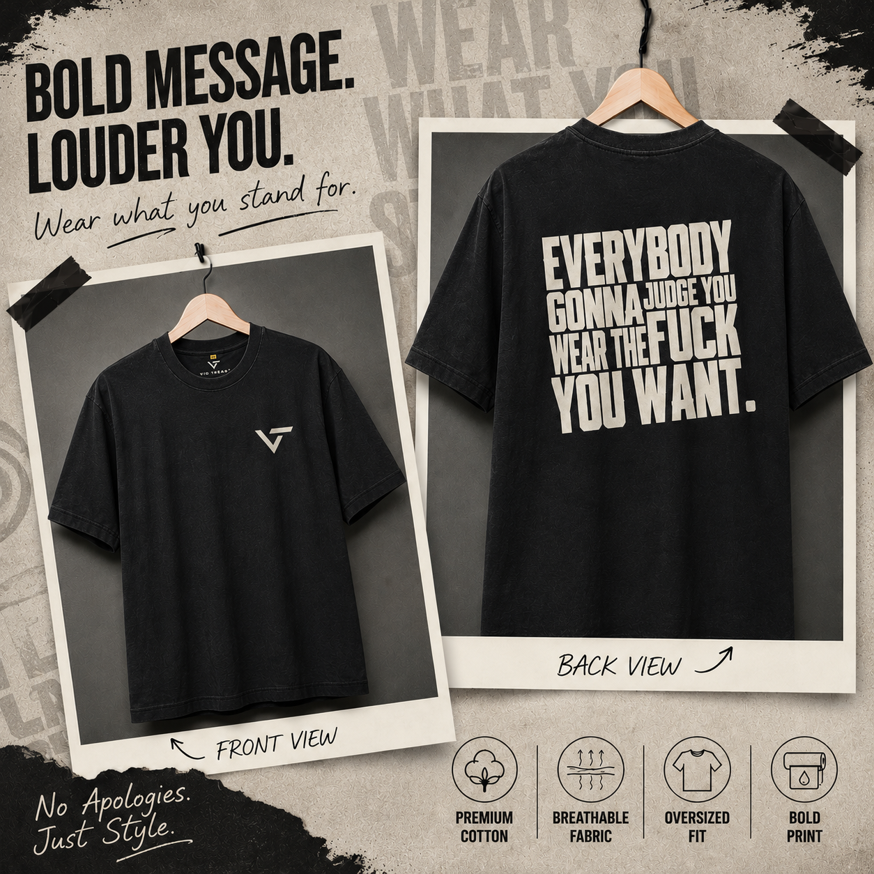 Wear What You Want Tee Colour view 2
