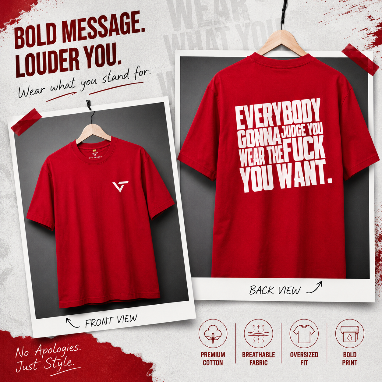 Wear What You Want Tee Colour view 4